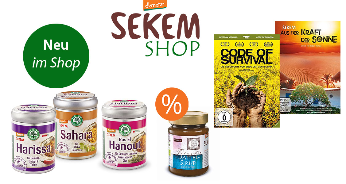 New Products and Bargains at SEKEM Online Shop