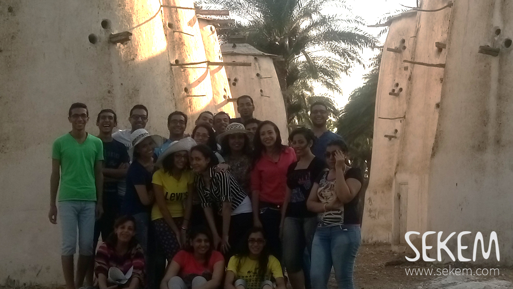 Students from El Minia in SEKEM