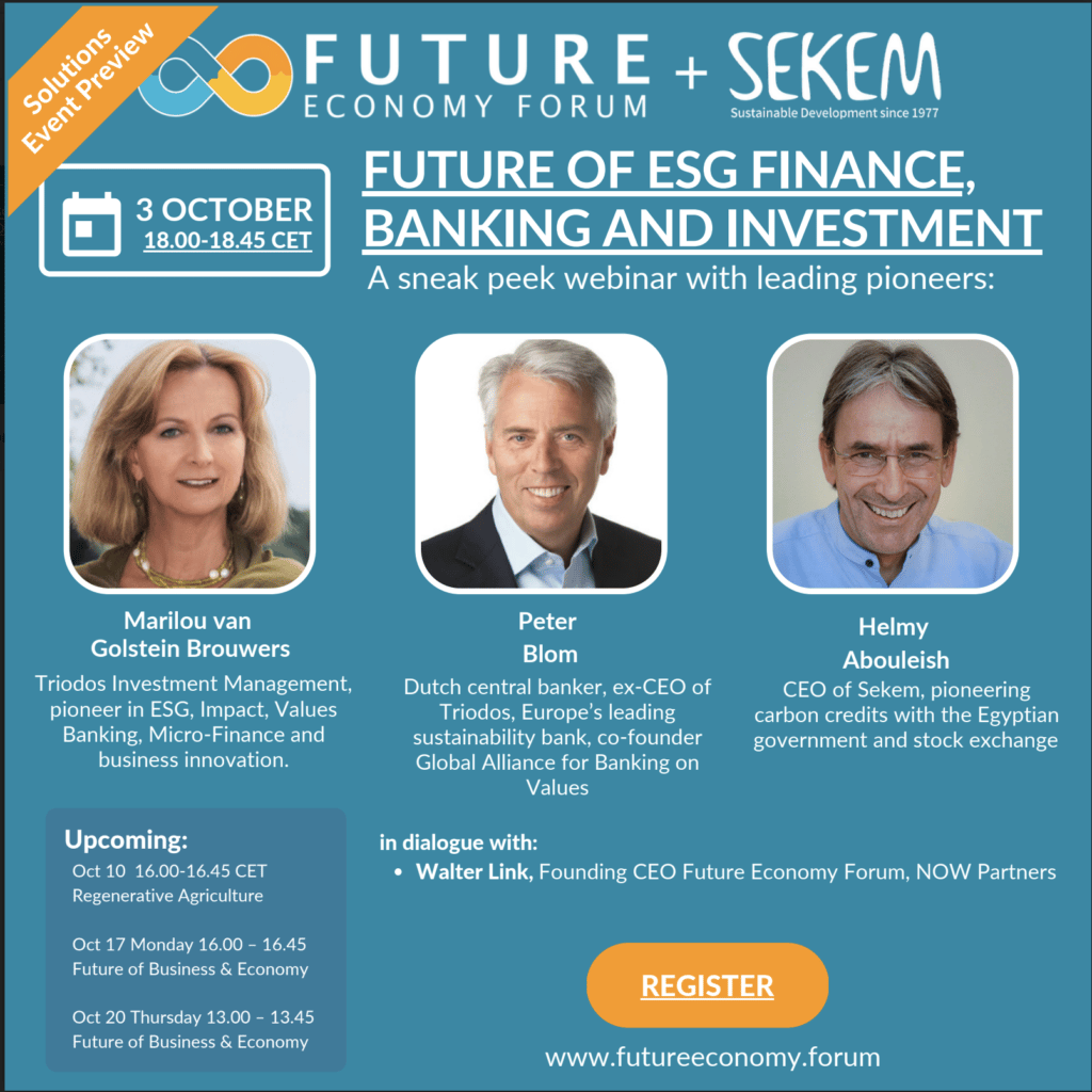 Webinar Invitetion | Future of ESG Finance, Banking and Investment ...