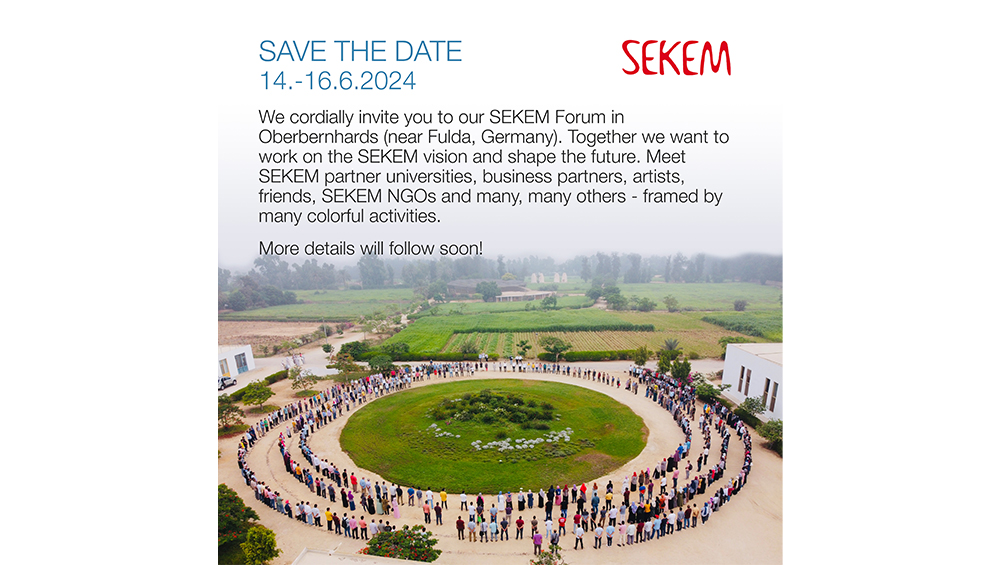 Save the date: SEKEM Forum 2024