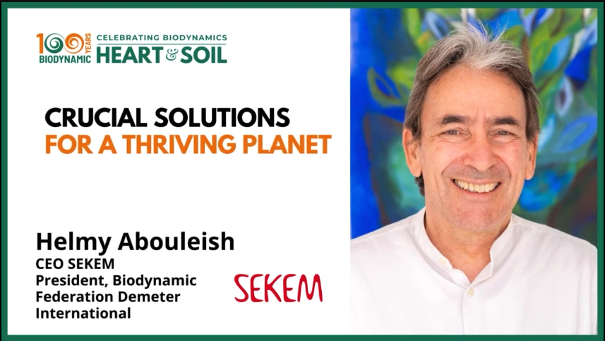 Mr. Helmy Abouleish Celebrates 100 Years of Biodynamics with Heart & Soil Magazine